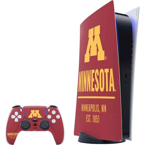 University of Minnesota Minneapolis MN Est 1851 PS5 Digital Edition Bundle Skin